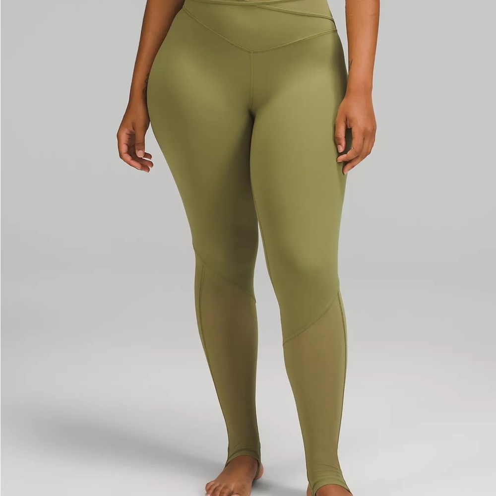 Lululemon Nulu and Crisscross Mesh Stirrup Tight